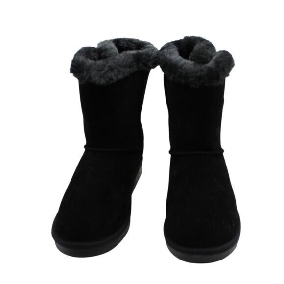 Marty Womens Faux Suede Cold Weather Winter & Snow Boots - Picture 2 of 7